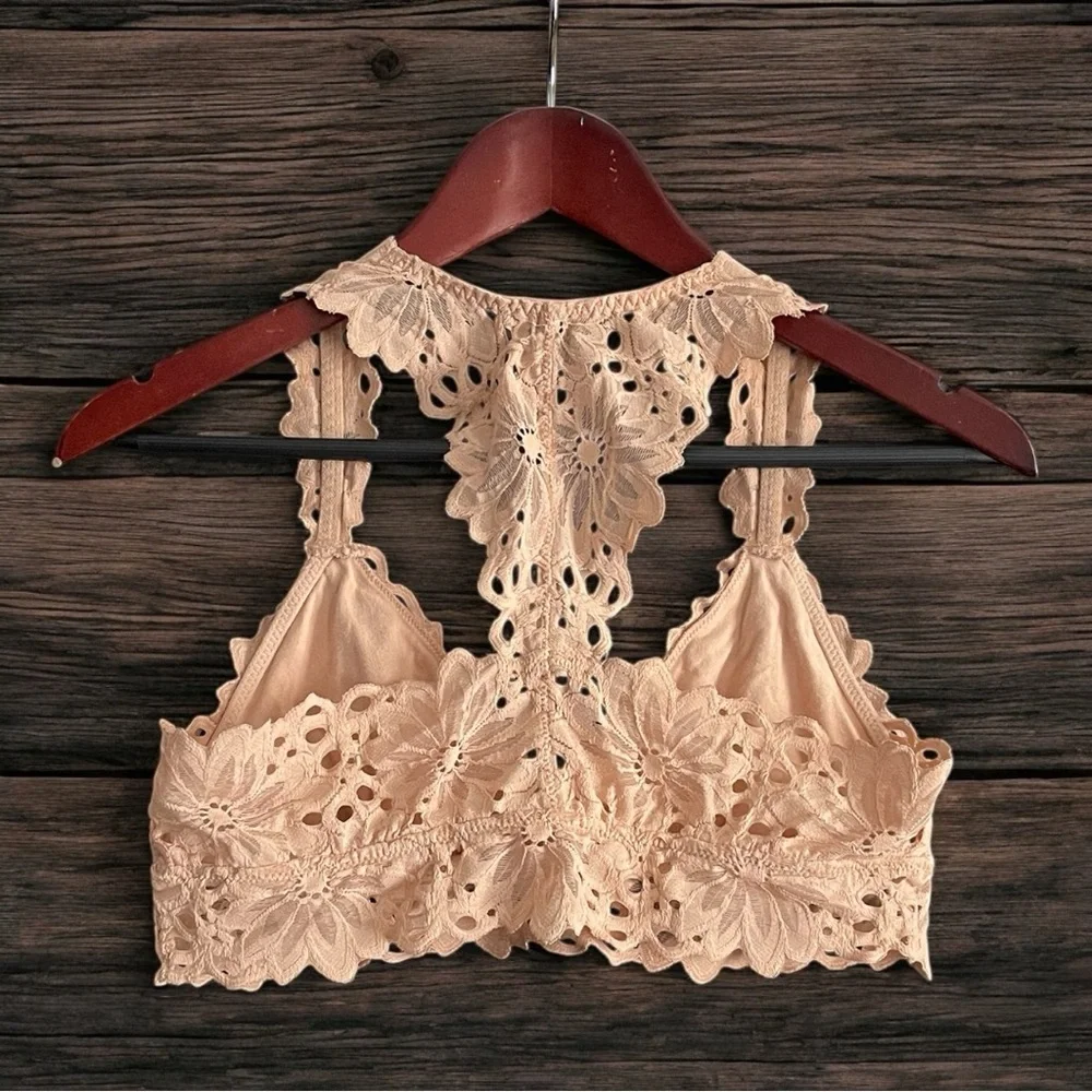 Aerie Nude Lace Bralette - Picture 2 of 3